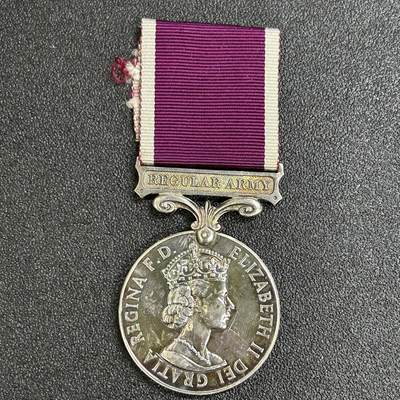 西秦中古拍卖第七十七期 2026马年新春专场 本场拍品年初九发出 - 英国长期良好服役奖章 银制 伊丽莎白二世版