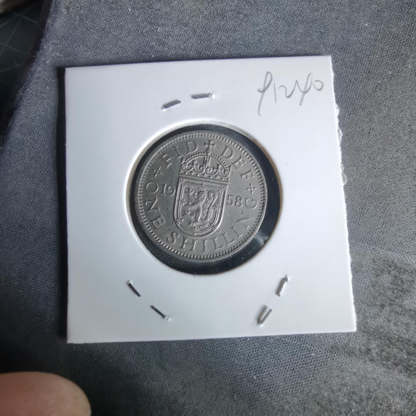 沼泽如烟--第991场 英国1958年1先令