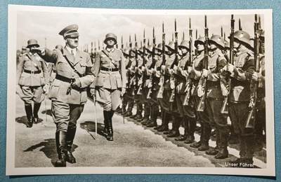 盛世勋华——号角文化勋章邮票专场拍卖第305期 - 德国（1939）未使用小胡子主题明信片 检阅部队