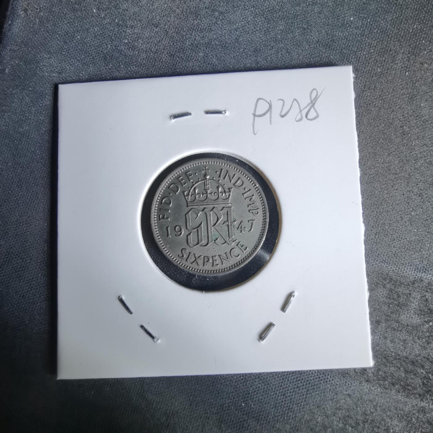 沼泽如烟--第991场 英国1947年6便士