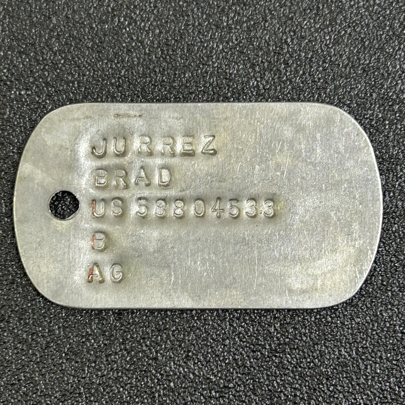 西秦中古拍卖第七十七期 2026马年新春专场 本场拍品年初九发出 越南战争时期 美军身份牌4号