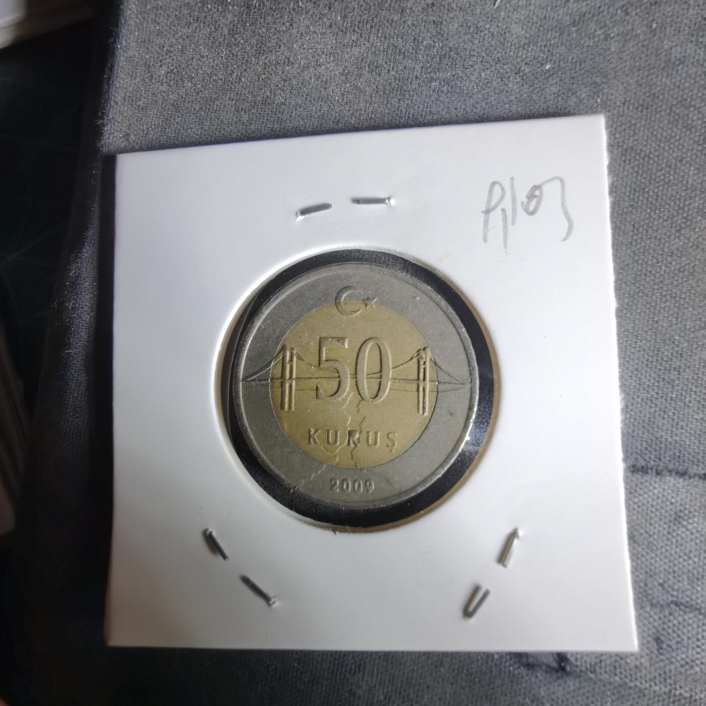 沼泽如烟--第991场 土耳其2009年50库鲁