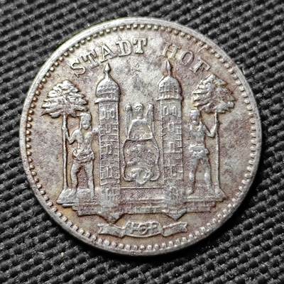 KK钱币收藏小铺  第397期 百期特怕（四拍之一） 2月预留时间 周末发货 - 1918 德紧霍夫市 10芬尼铁币 