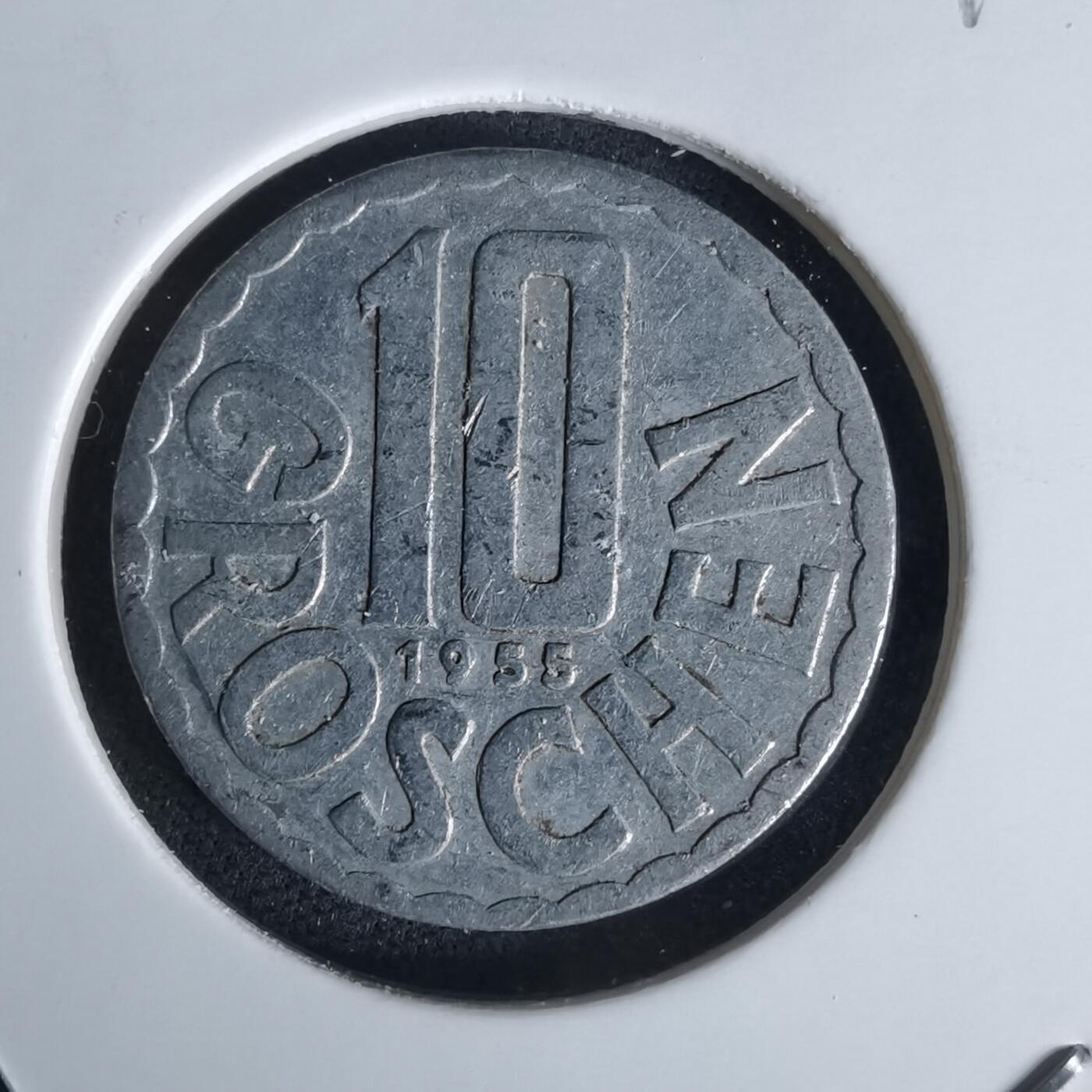 沼泽如烟--第991场 奥地利1955年10格罗申