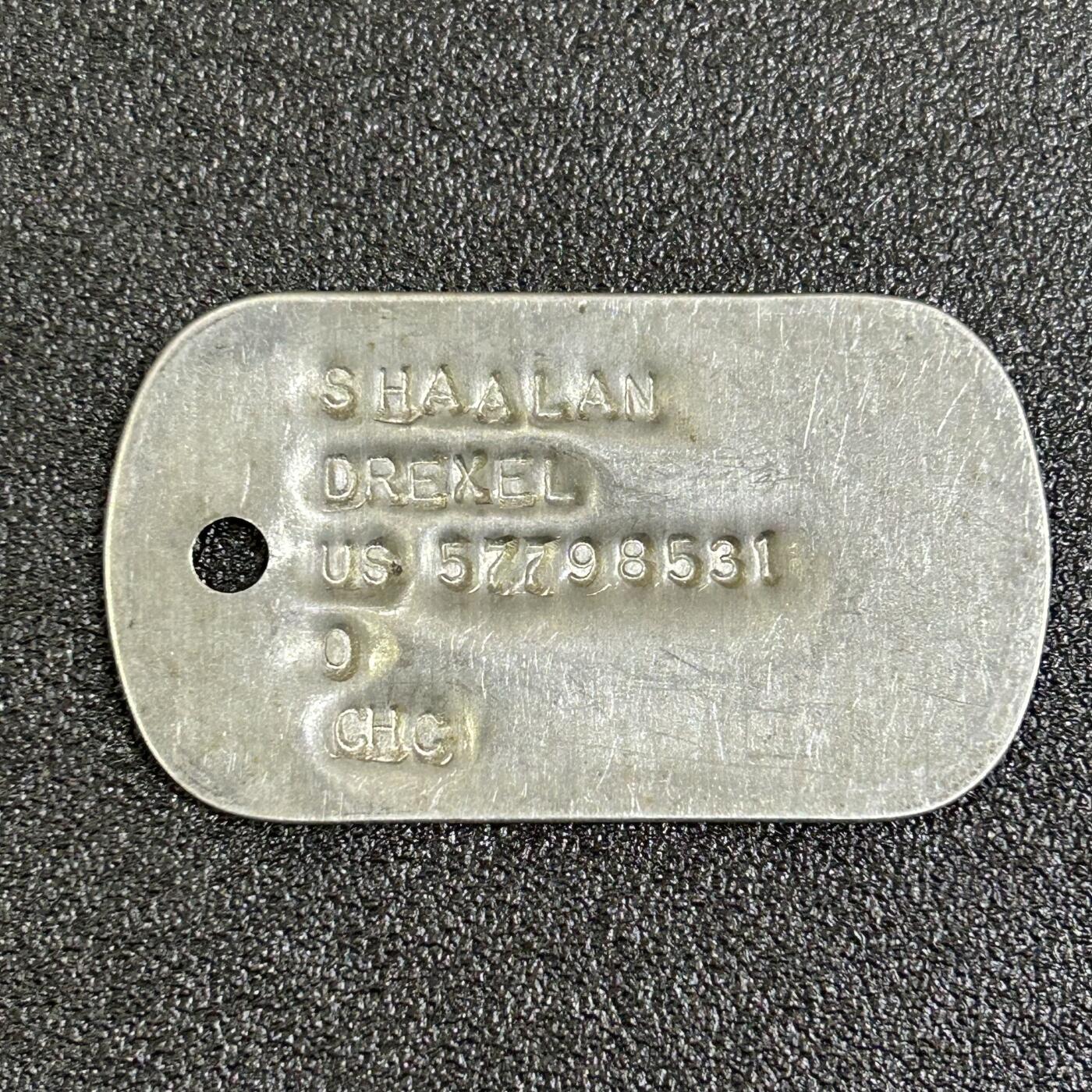 西秦中古拍卖第七十七期 2026马年新春专场 本场拍品年初九发出 越南战争时期 美军身份牌1号