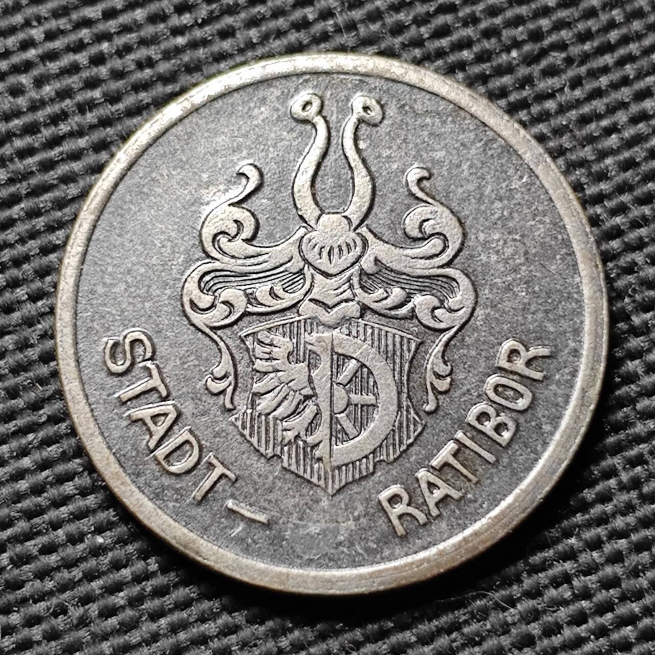 KK钱币收藏小铺  第397期 百期特怕（四拍之一） 2月预留时间 周末发货 1918 德紧拉蒂博尔市 10芬尼铁币