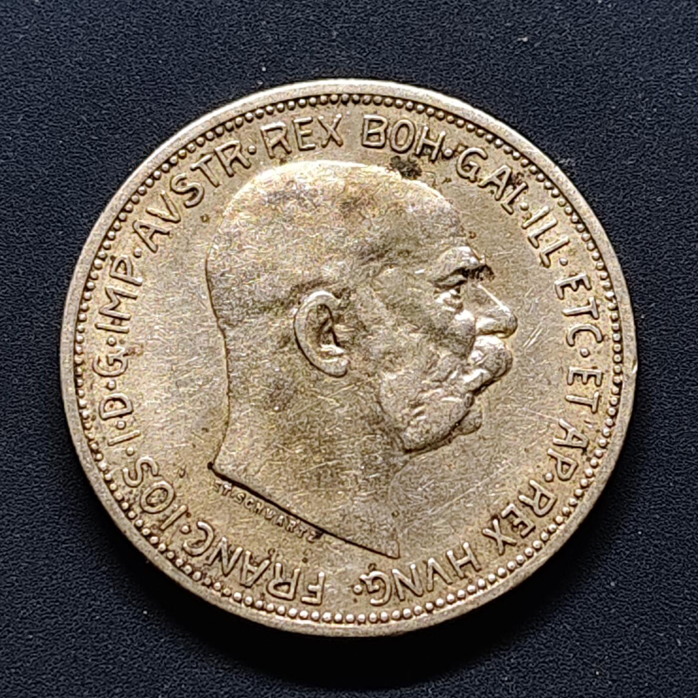 【全场包邮】纯粹捡漏拍503场 奥地利奥匈帝国1912年弗朗兹·约瑟夫一世2科罗娜银币【27毫米10克83.5%】