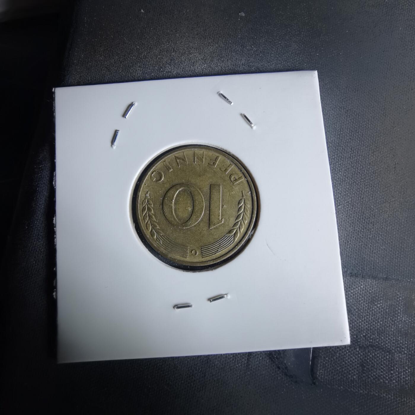 沼泽如烟--第991场 德国1950年10芬尼