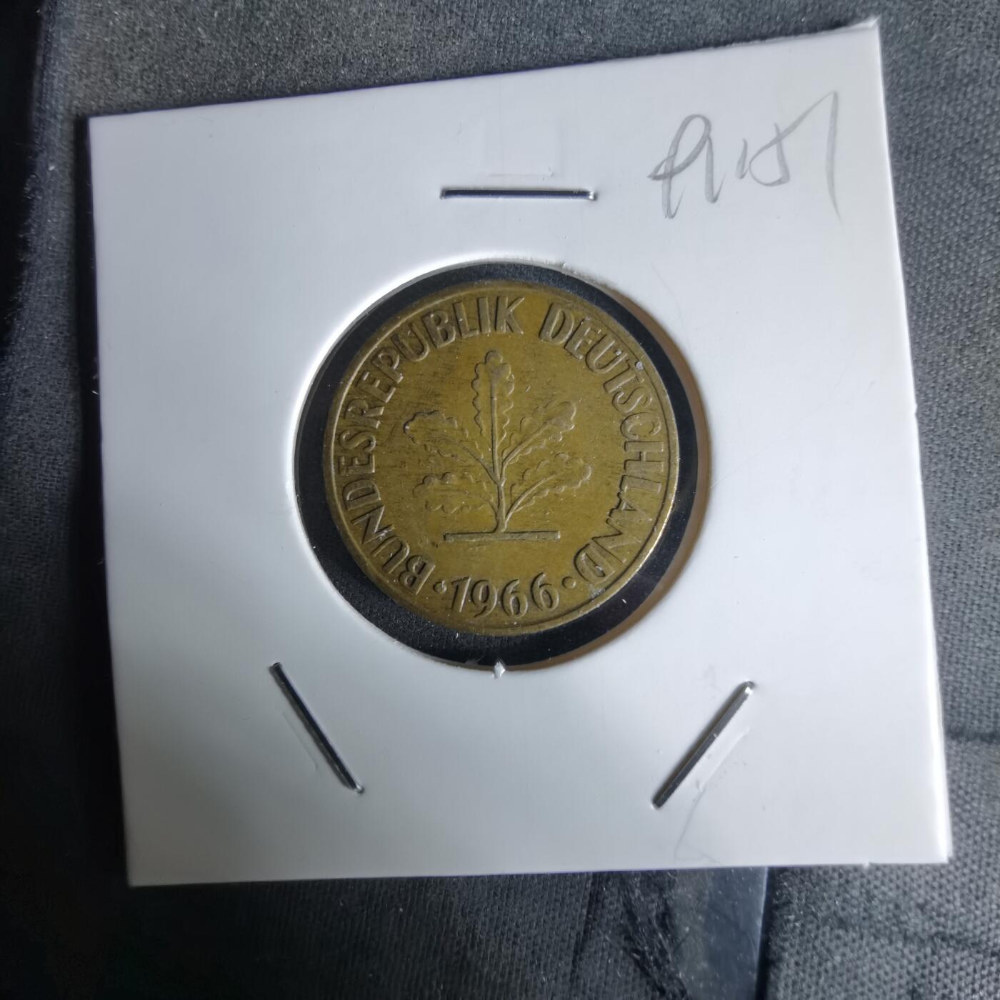 沼泽如烟--第991场 德国1966年10芬尼