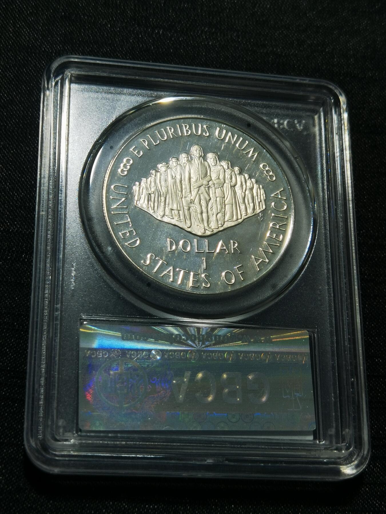 天下钱庄专场欢迎参拍 美国宪法200周年一美元银币