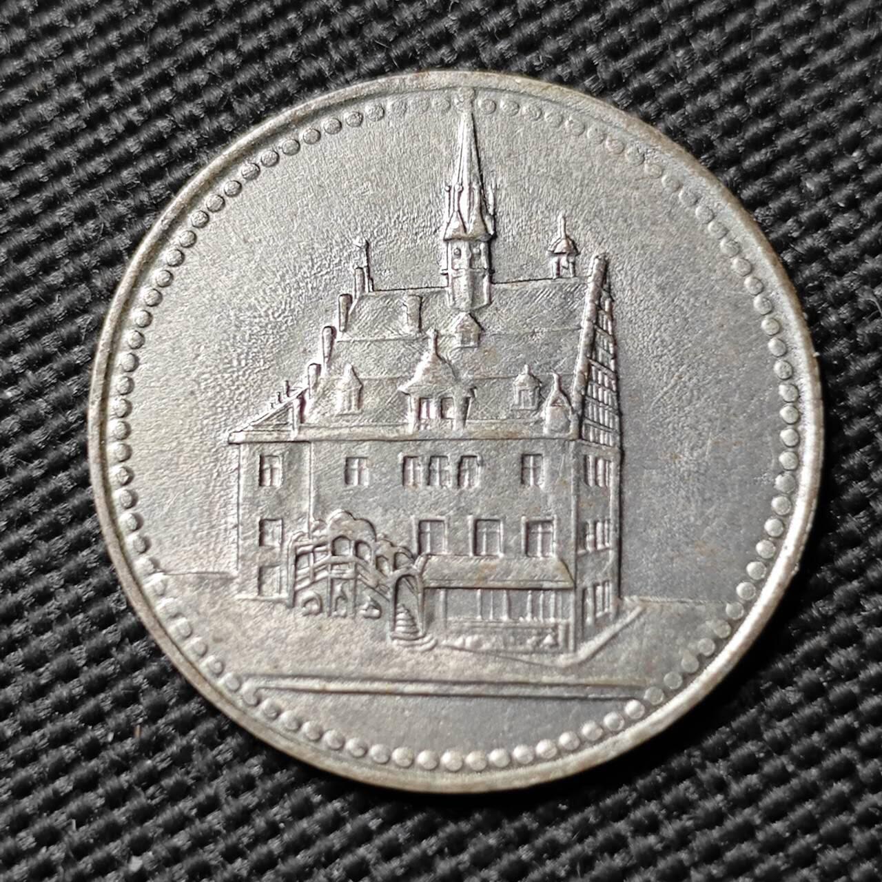 KK钱币收藏小铺  第397期 百期特怕（四拍之一） 2月预留时间 周末发货  1918 德紧 波斯内克市 10芬尼 铁币