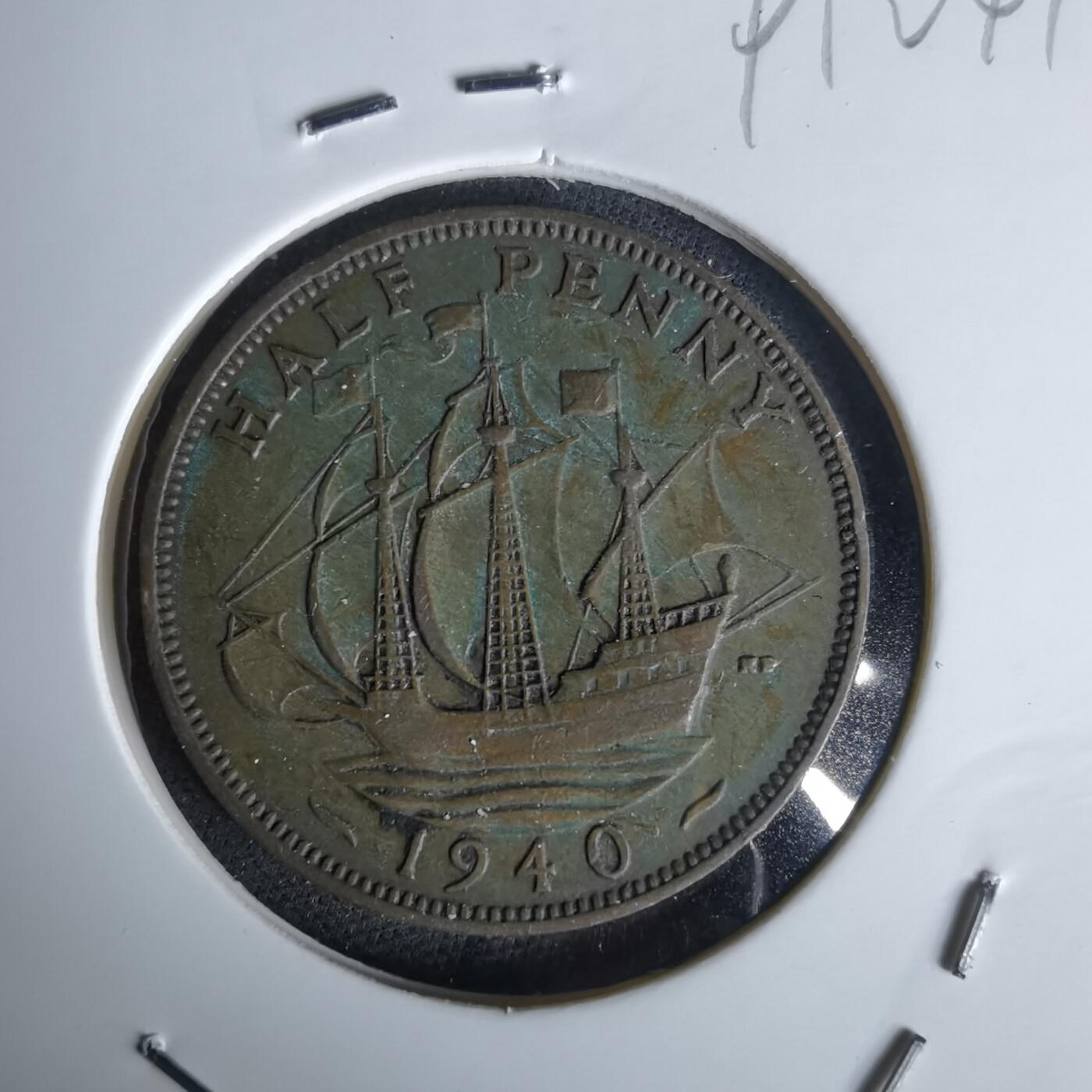 沼泽如烟--第991场 英国1940年半便士