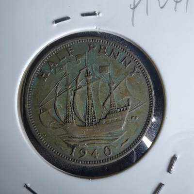 沼泽如烟--第991场 - 英国1940年半便士