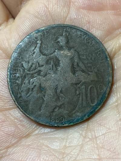 2026年第二十三场(总第一百九十二场）外国好品散币场(年后发货) - 法兰西第三共和国1899年10生丁