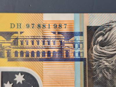 2月10号晚上8点 外国纸币自动截拍第23场 - 澳大利亚塑料钞 1997年50元 极美品