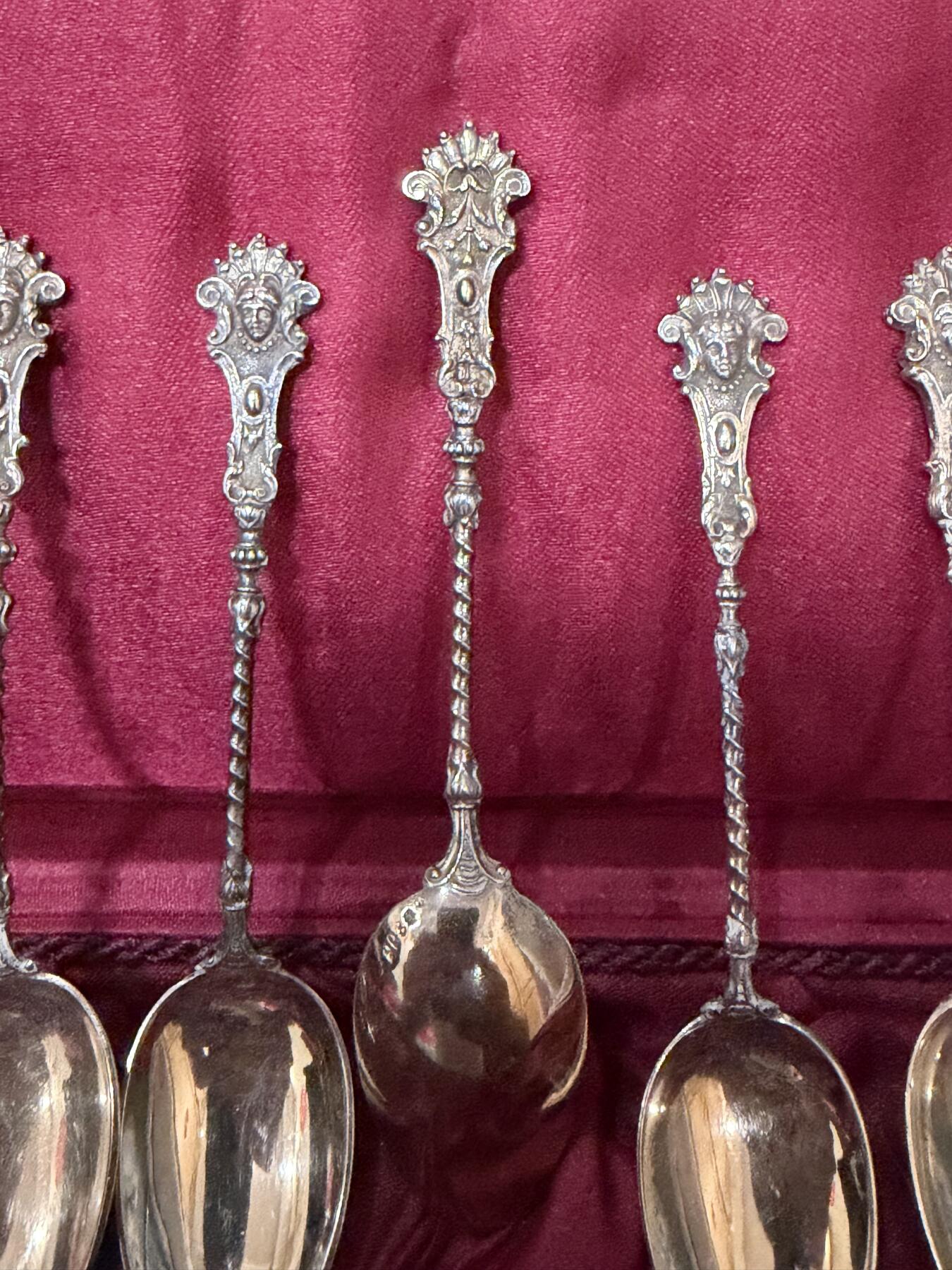 海外回流春节精品专场（一） 法国回流银勺子一套（10.8cm，122g，有银标800）