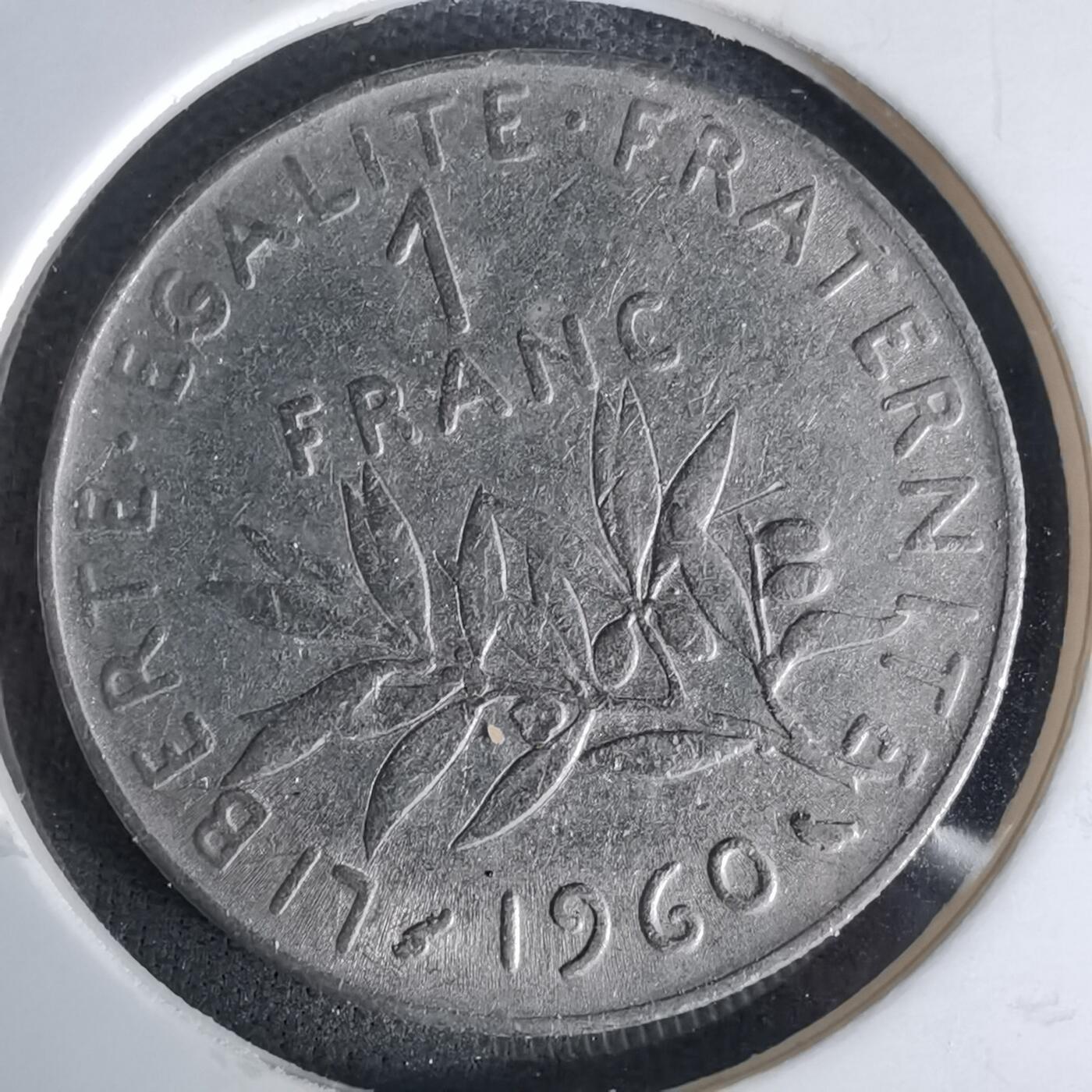 沼泽如烟--第991场 法国1960年1法郎