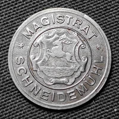 KK钱币收藏小铺  第397期 百期特怕（四拍之一） 2月预留时间 周末发货 - 1916 德紧施内德米尔 50芬尼铁币 