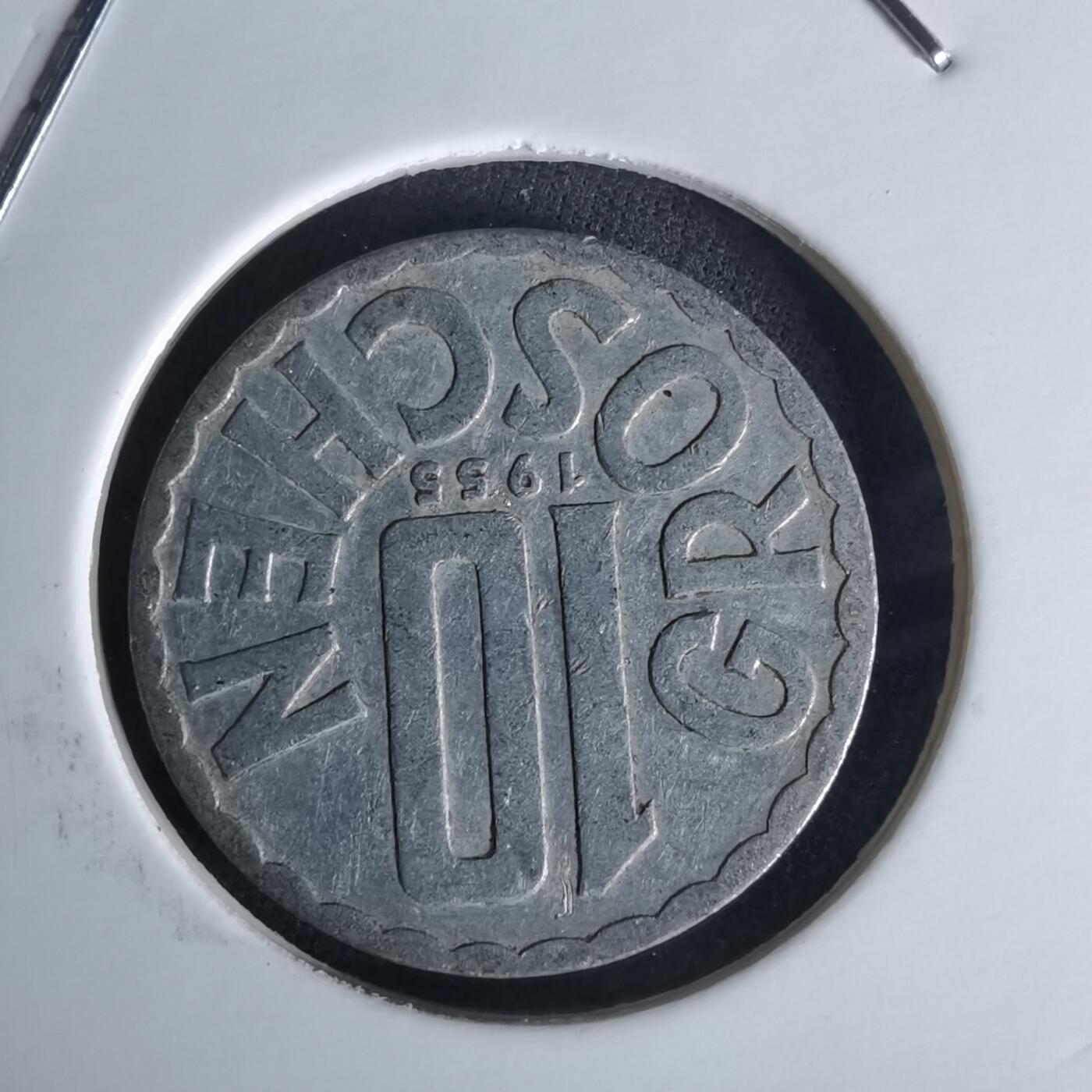 沼泽如烟--第991场 奥地利1955年10格罗申