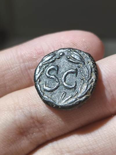 美品！罗马帝国-图密善 SC - “元老院授权” 81-96年 东方城市厚重大铜币 这种类型铜币可能由中央造币并在地方使用