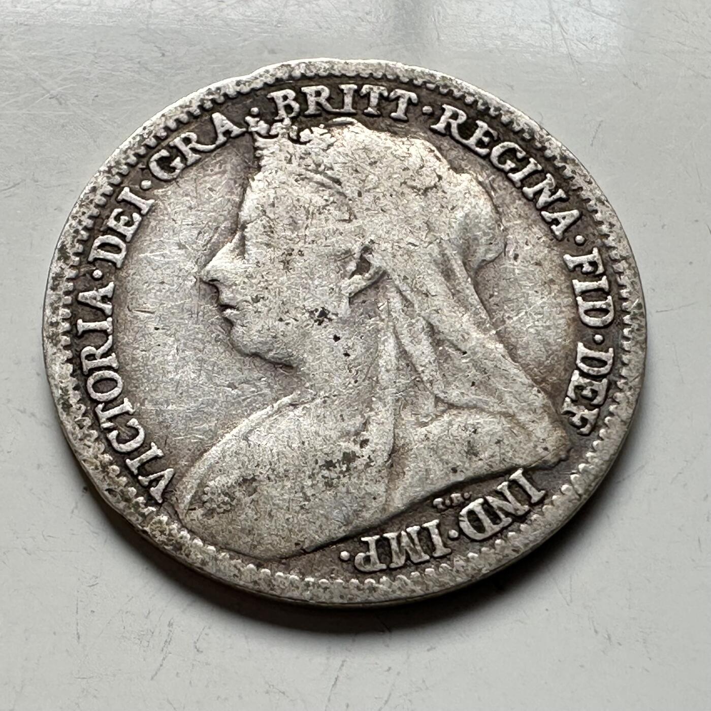 🌹外币初藏🌹🐯2026年第19场 快递已停，正月十五后再发 英国1898年三便士银币 92.5%高银