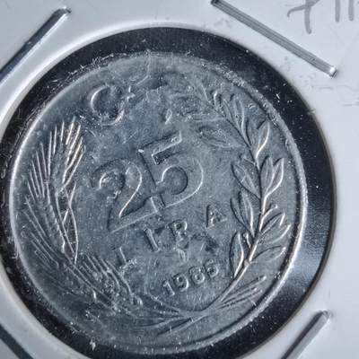 沼泽如烟--第991场 - 土耳其1985年25里拉