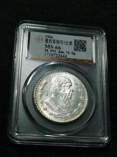 天下钱庄专场欢迎参拍 - 墨西哥一比索银币