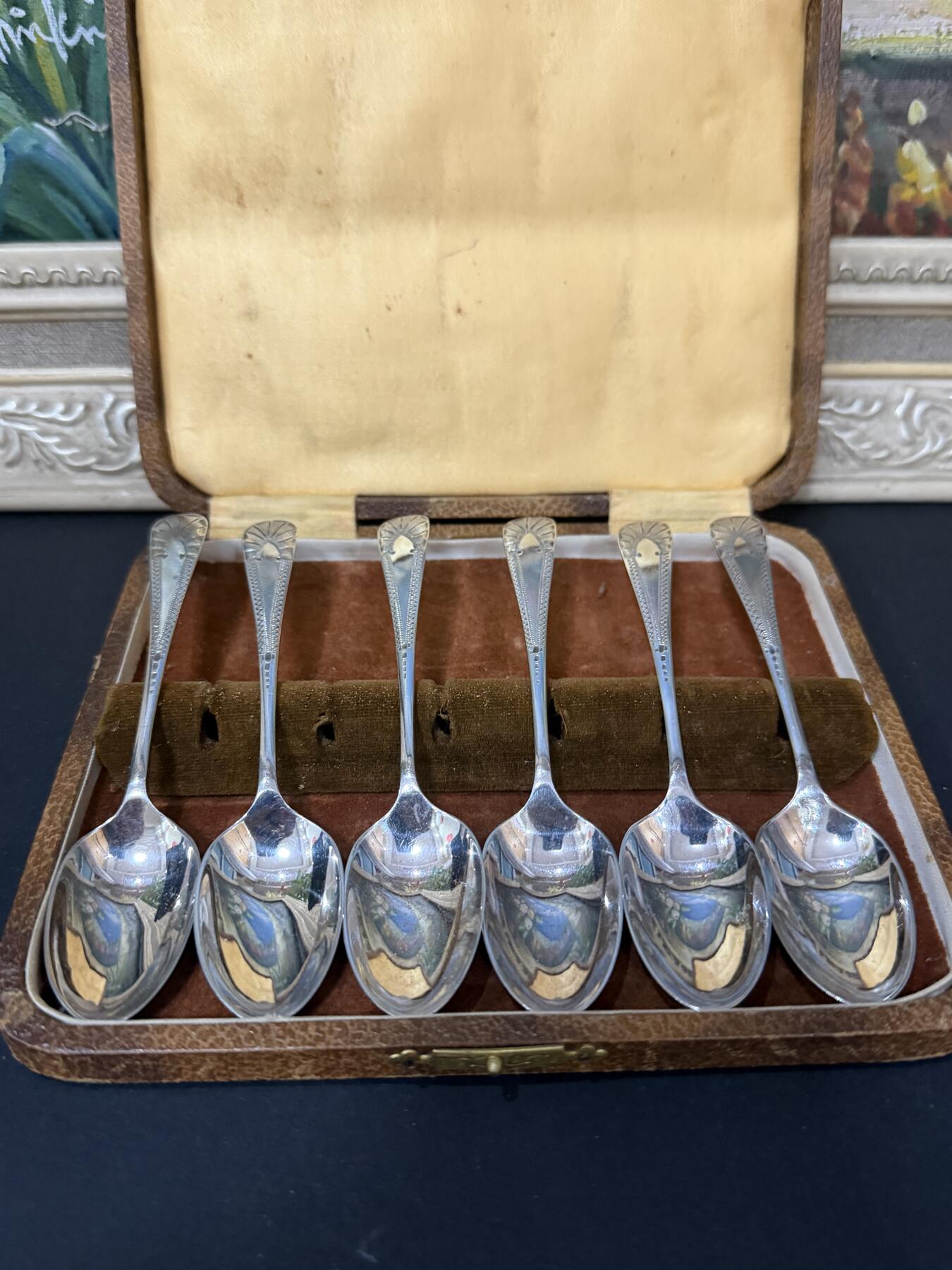 海外回流春节精品专场（一） 法国回流银质勺子一套（12.1cm，82.8g，有款）