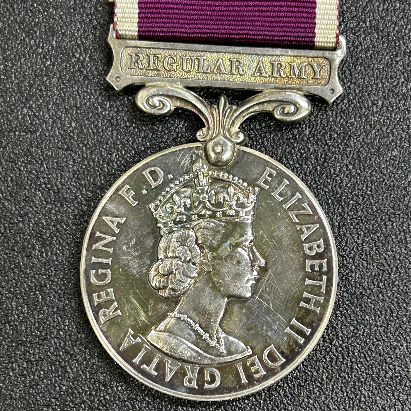 西秦中古拍卖第七十七期 2026马年新春专场 本场拍品年初九发出 英国长期良好服役奖章 银制 伊丽莎白二世版