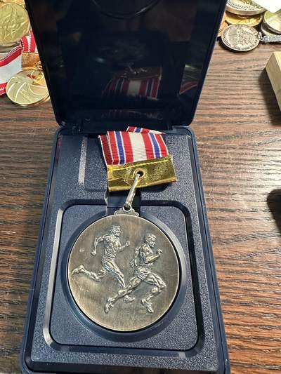 蒂克钱币 -第58场 日本企业章 徽章专场 - 日本中部电力株式会社 驿传竞走奖牌 60mm