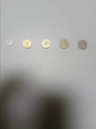 【20260212】非全新纸币和硬币第334场 - 西班牙5枚硬币