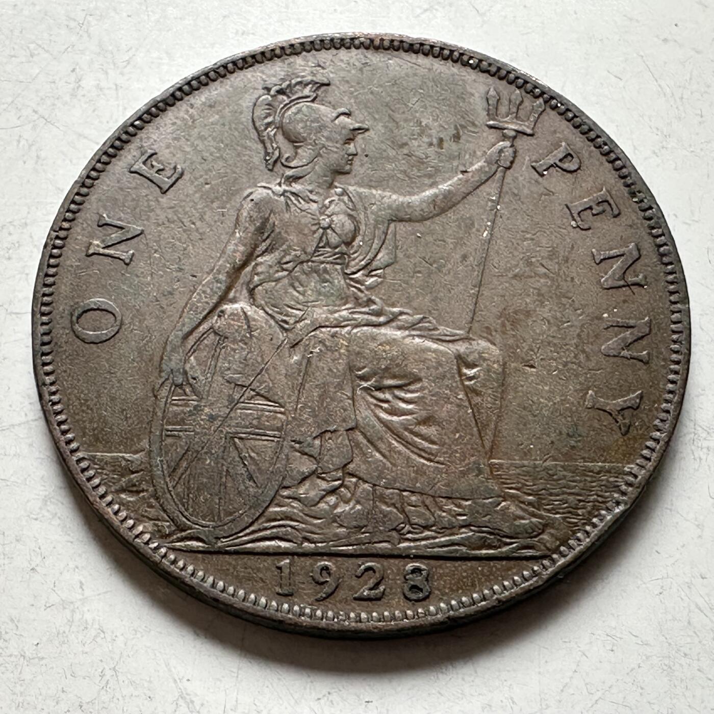 🌹外币初藏🌹🐯2026年第19场 快递已停，正月十五后再发 英国1928年一便士