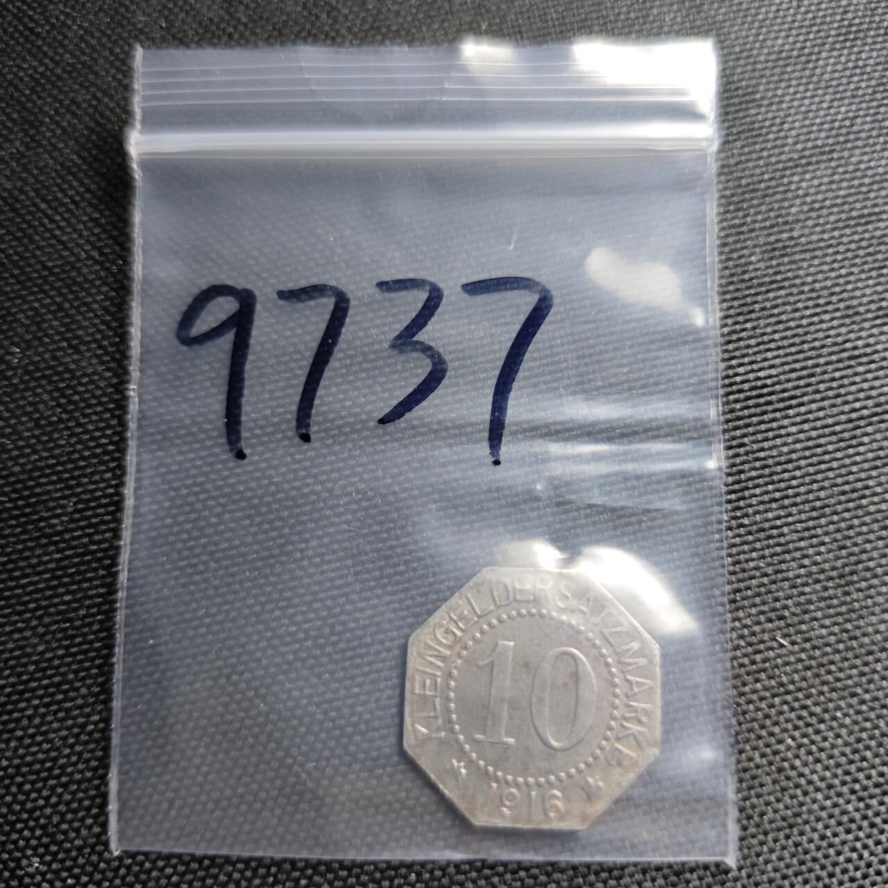 KK钱币收藏小铺  第397期 百期特怕（四拍之一） 2月预留时间 周末发货  1916 德紧 Schneidemühl 10芬尼锌币