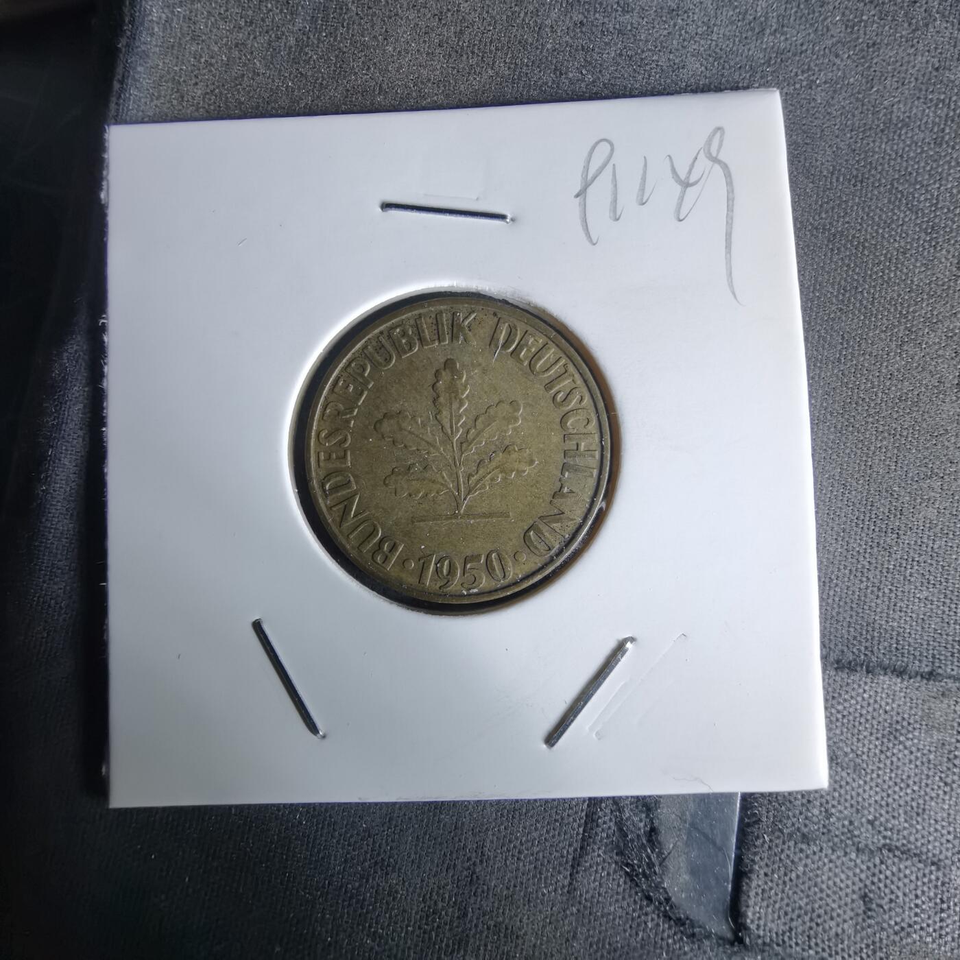 沼泽如烟--第991场 德国1950年10芬尼