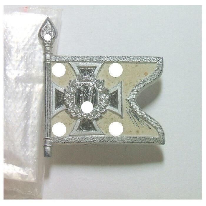 德国第三帝国1939年 陆军通信步兵军旗章 32×23MM