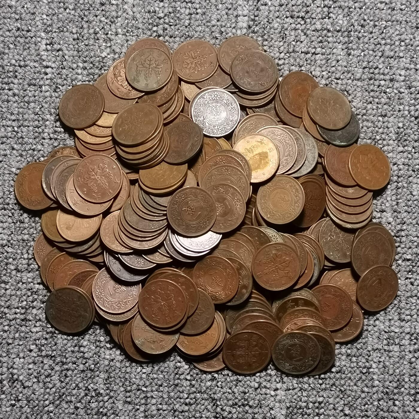 日本枫叶十钱铜币（单枚价）