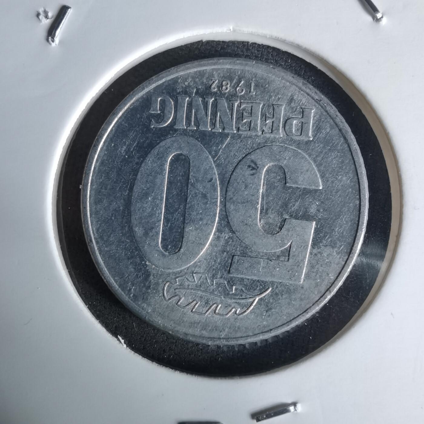 沼泽如烟--第991场 东德1982年50芬尼