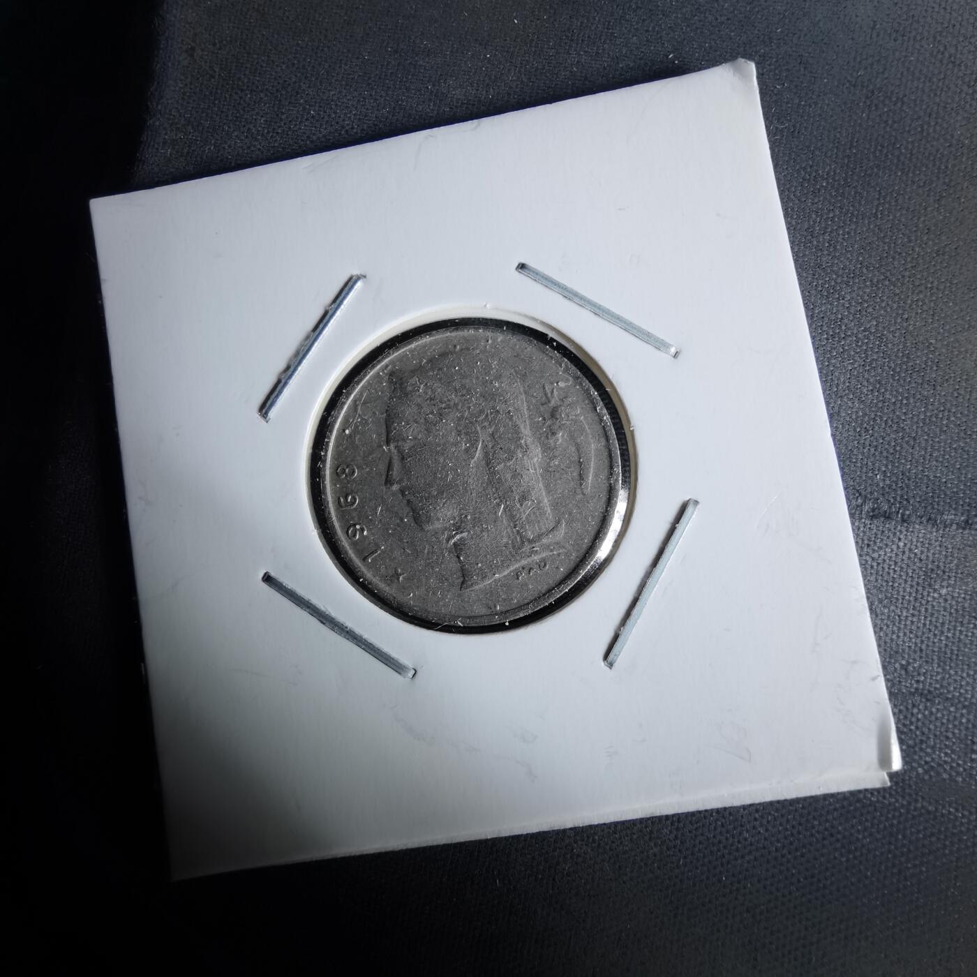 沼泽如烟--第991场 比利时1968年1法郎