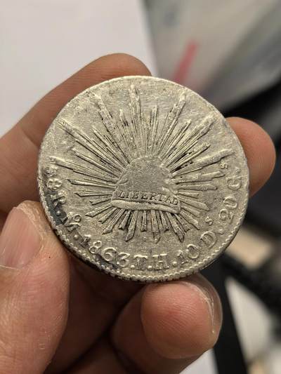 博洋堂蛇年收官专场暨第161期（全场包邮） - 墨西哥1863Mo TH版花边鹰洋 好品无戳