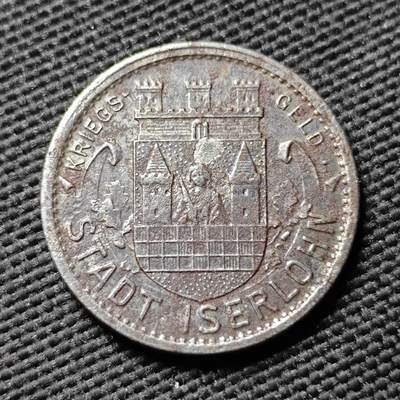 KK钱币收藏小铺  第397期 百期特怕（四拍之一） 2月预留时间 周末发货 - 1919 德紧伊瑟隆市 10芬尼铁币 