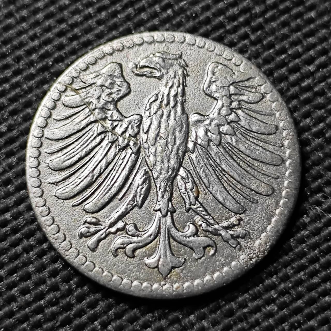 KK钱币收藏小铺  第397期 百期特怕（四拍之一） 2月预留时间 周末发货 ND(1914-1924) 德紧施韦因富特5芬尼铁币