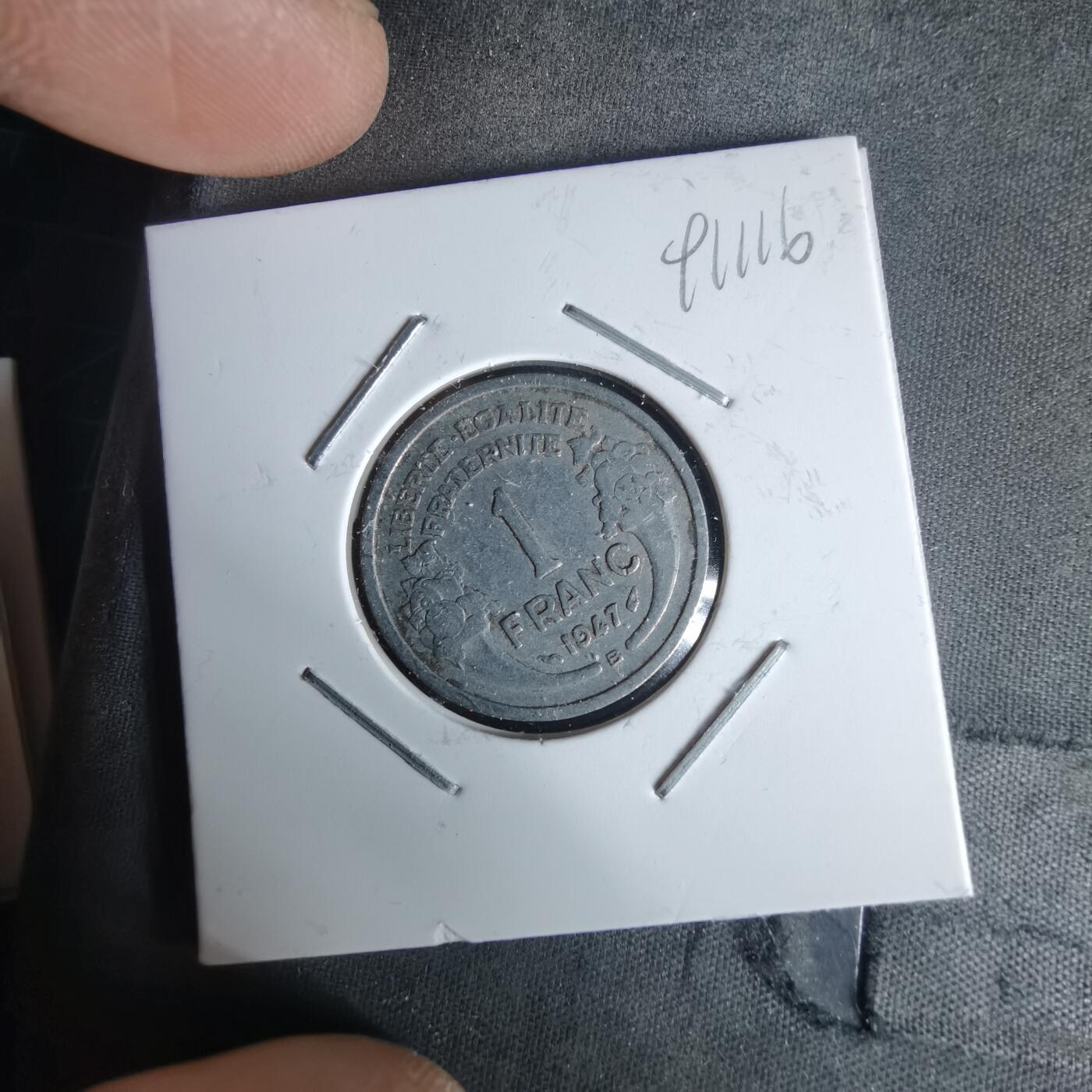 沼泽如烟--第991场 法国1947年1法郎