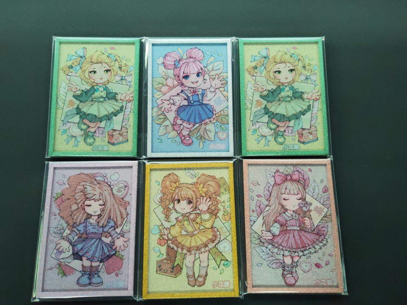 周四第100期阳大大卡牌拍卖第100期（持续收拍品，周六晚上九点截拍，进群福利早知道） 小花瓣艺术文创 色纸6张