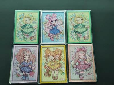 周四第100期阳大大卡牌拍卖第100期（持续收拍品，周六晚上九点截拍，进群福利早知道） - 小花瓣艺术文创 色纸6张