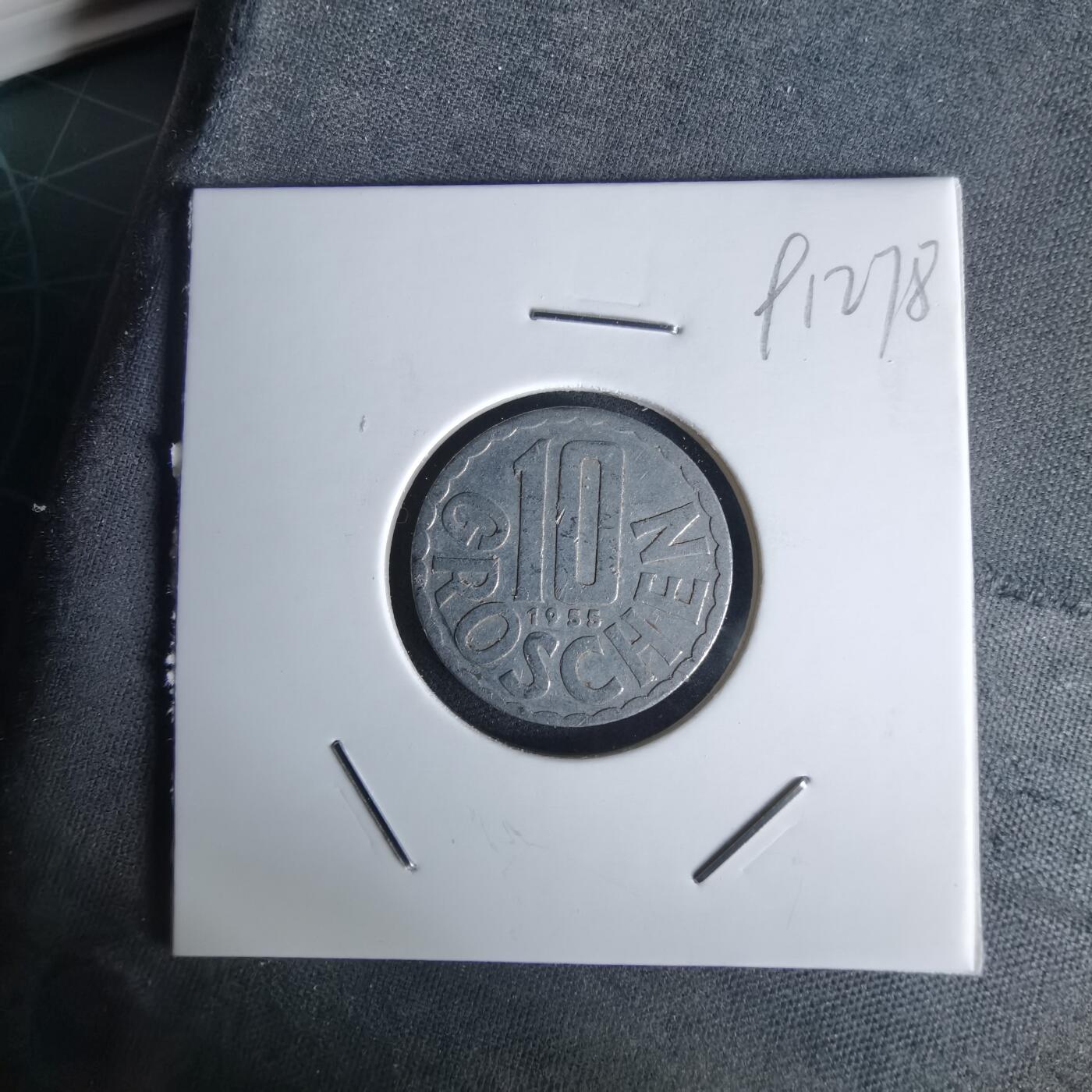 沼泽如烟--第991场 奥地利1955年10格罗申