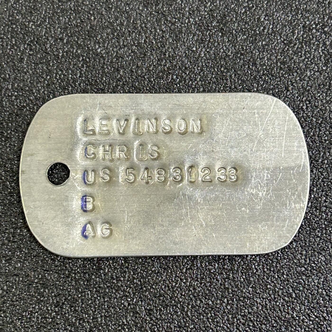 西秦中古拍卖第七十七期 2026马年新春专场 本场拍品年初九发出 越南战争时期 美军身份牌3号