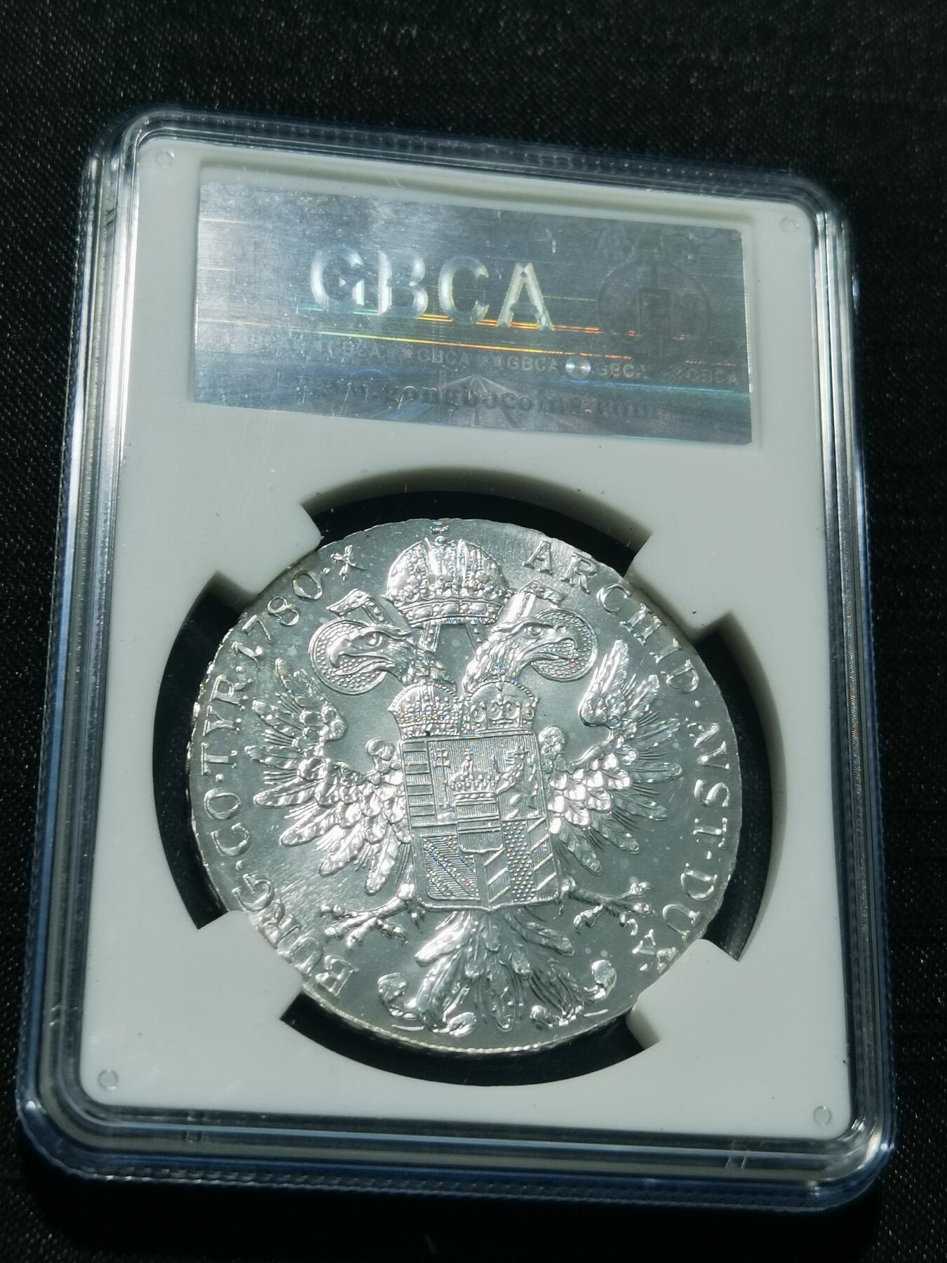 天下钱庄专场欢迎参拍 奥匈帝国大奶妈银币，官方后铸