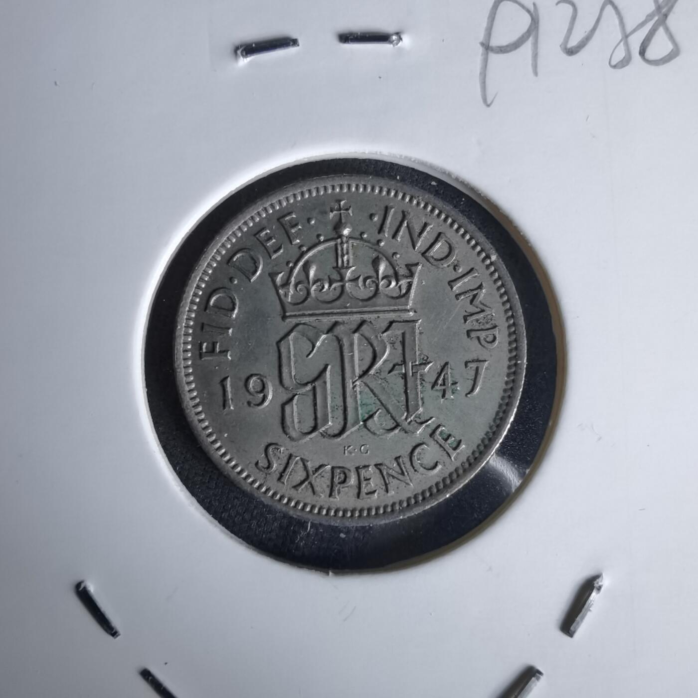 沼泽如烟--第991场 英国1947年6便士