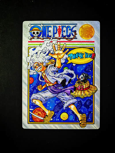 琦卡当当铺～第33期★★好多小漏~马上就结束了快来~支持寄存★★~【9点40结束】扫码加群抽[包邮券]~ - 奇点卡牌-漫画封面-路飞-粗闪-1张