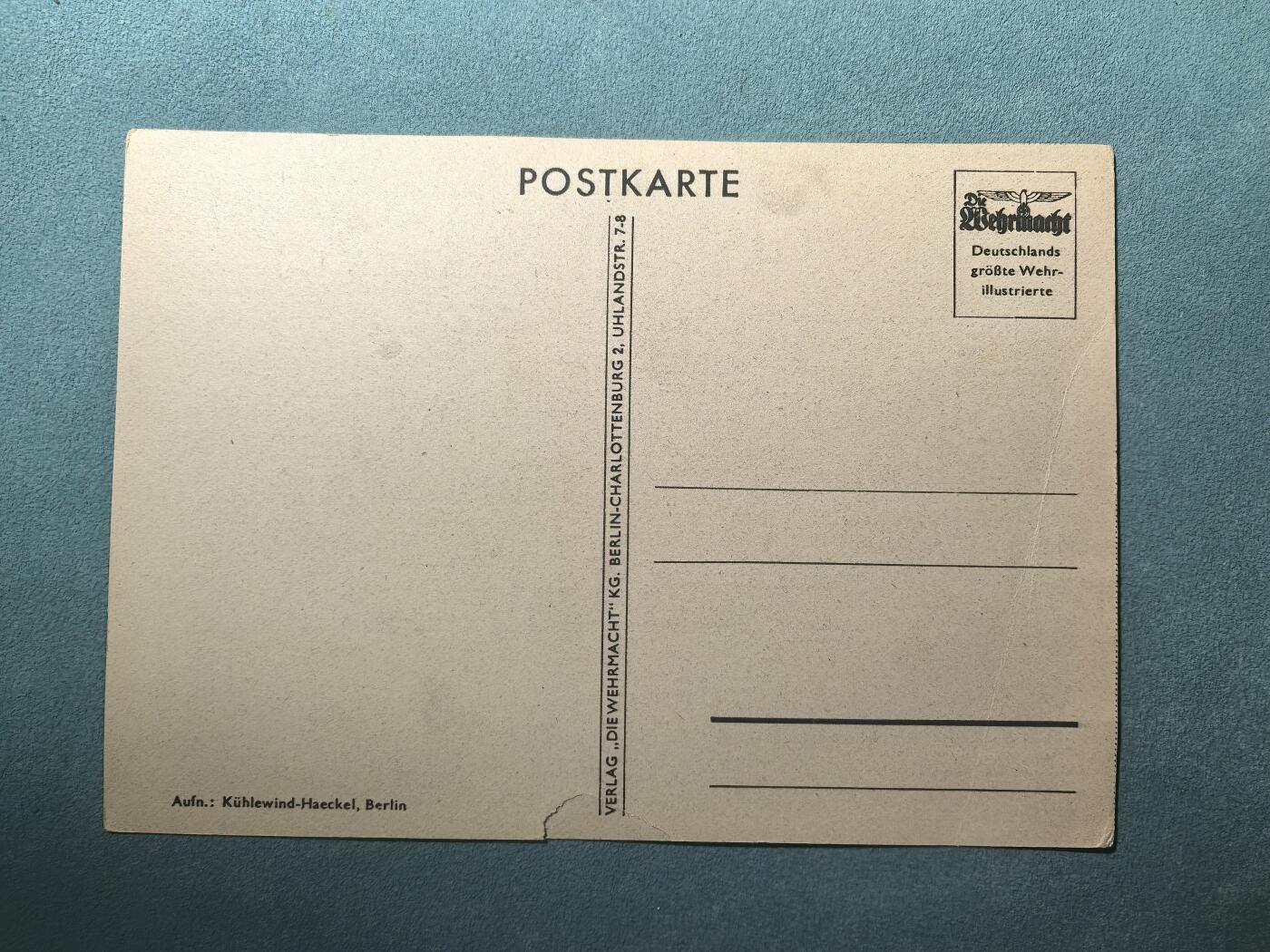 盛世勋华——号角文化勋章邮票专场拍卖第305期 德国（1939）未使用国防军战地明信片 冯·马肯森元帅